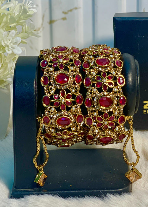 Shop the Mira Bangle Set from Zarosh Jewel