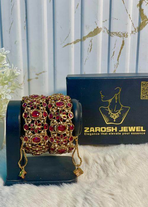 Shop the Mira Bangle Set from Zarosh Jewel