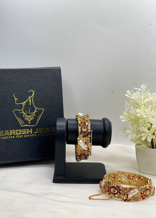 Shop the Mirha Bangle Set from Zarosh Jewel