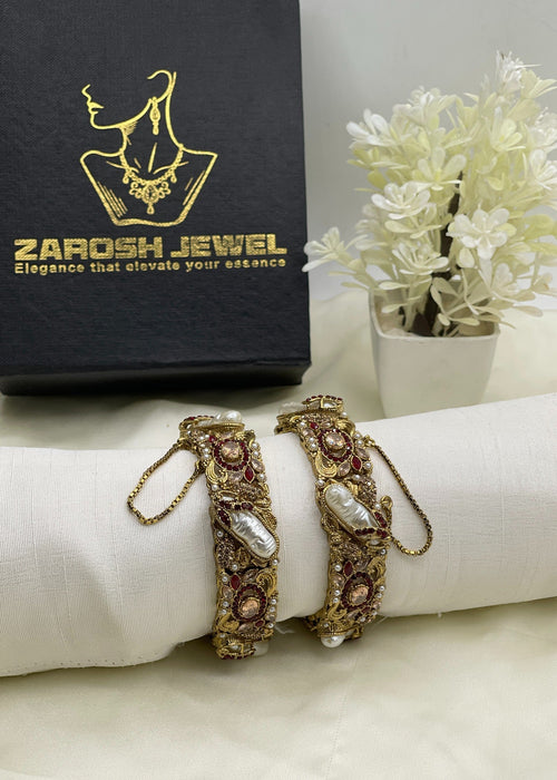 Shop the Mirha Bangle Set from Zarosh Jewel