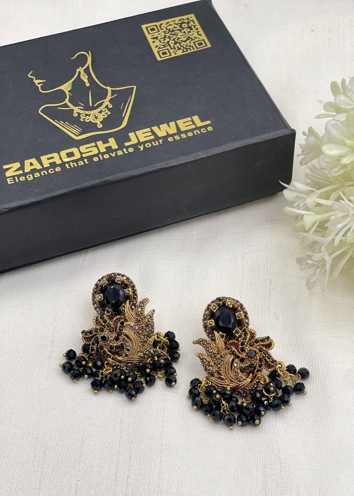 Shop the Mishaal Floral Earring from Zarosh Jewel