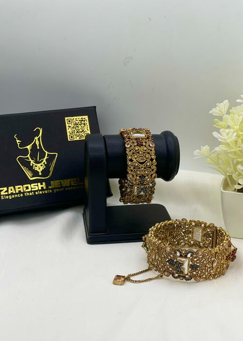 Shop the Miswa Openable Bangle Set from Zarosh Jewel