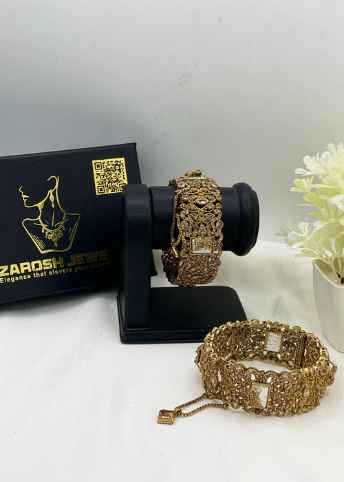 Shop the Miswa Openable Bangle Set from Zarosh Jewel