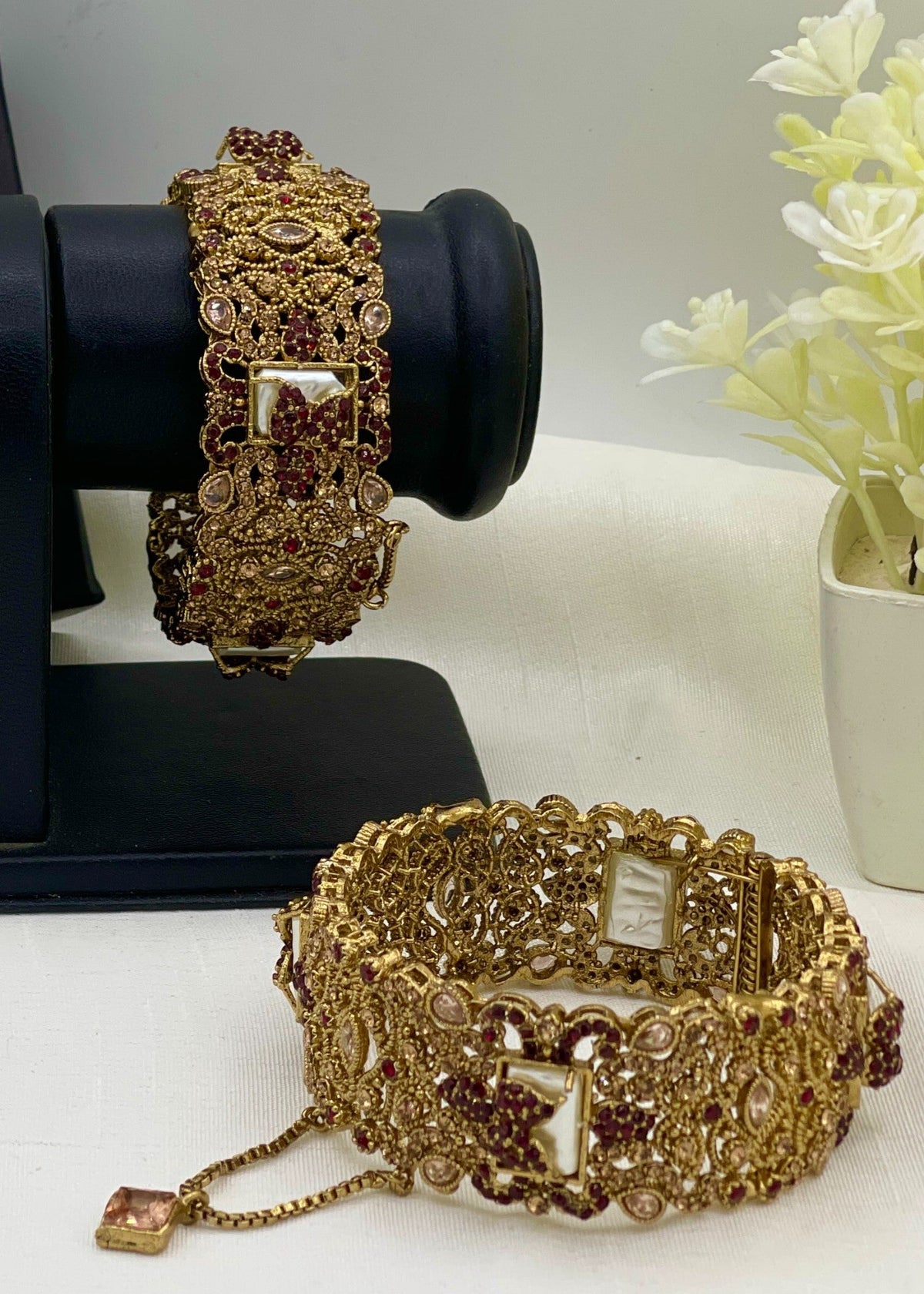 Shop the Miswa Openable Bangle Set from Zarosh Jewel