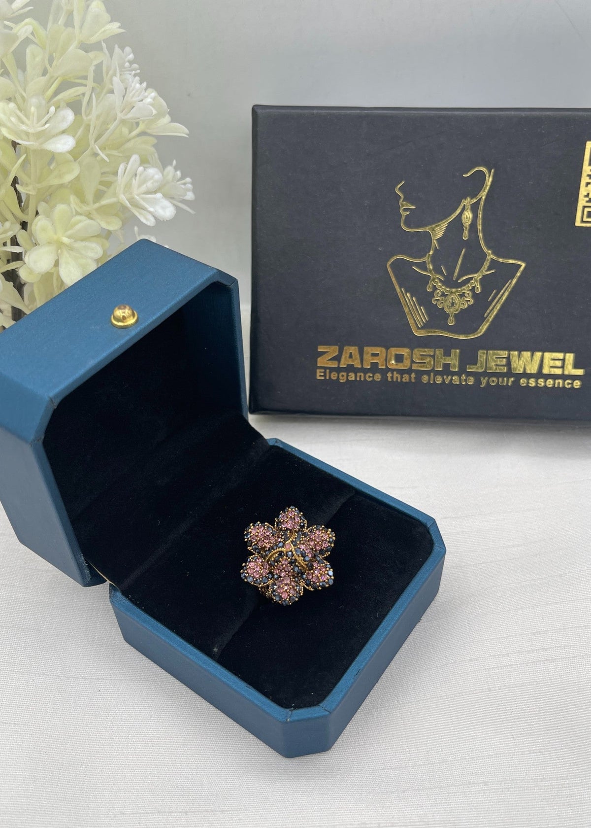 Shop the Mubeena Traditional Ring from Zarosh Jewel