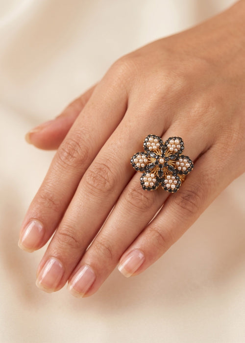 Shop the Mubeena Traditional Ring from Zarosh Jewel