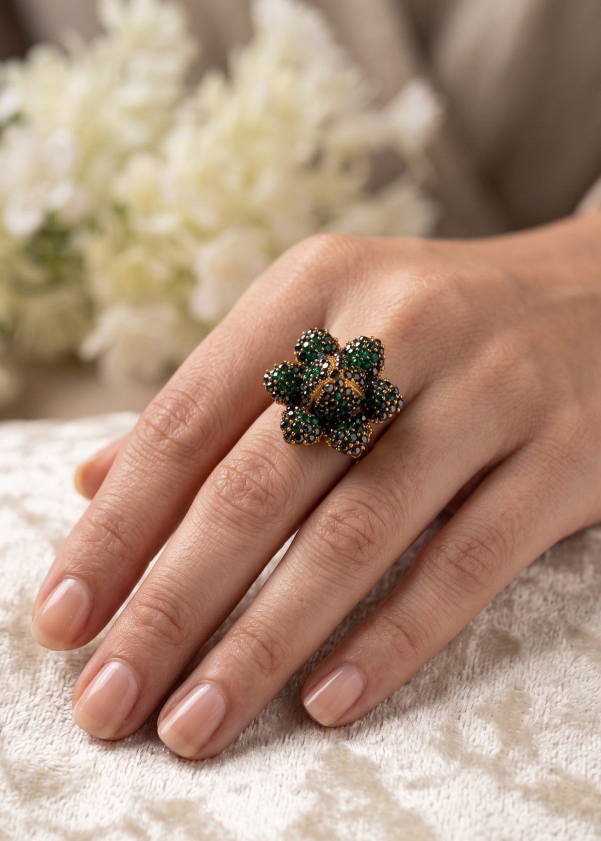 Shop the Mubeena Traditional Ring from Zarosh Jewel