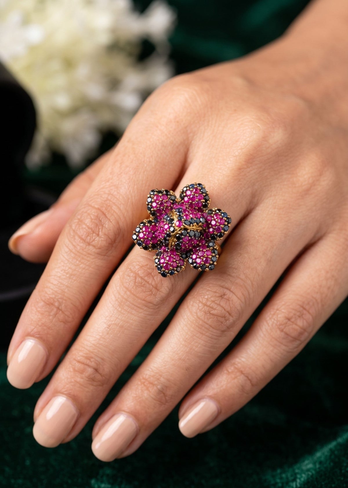 Shop the Mubeena Traditional Ring from Zarosh Jewel