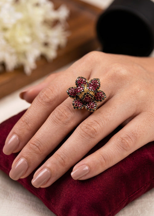 Shop the Mubeena Traditional Ring from Zarosh Jewel