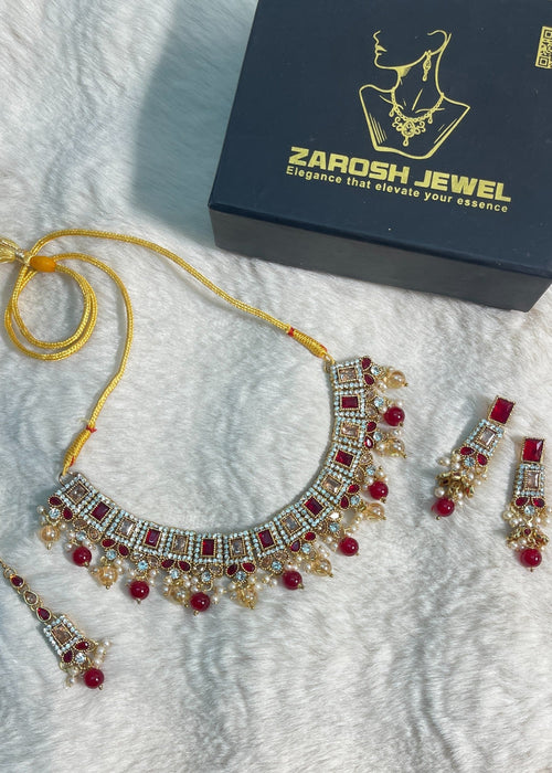 Shop the Mughal Emerald Set from Zarosh Jewel