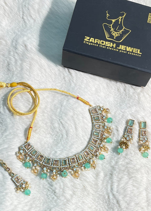 Shop the Mughal Emerald Set from Zarosh Jewel