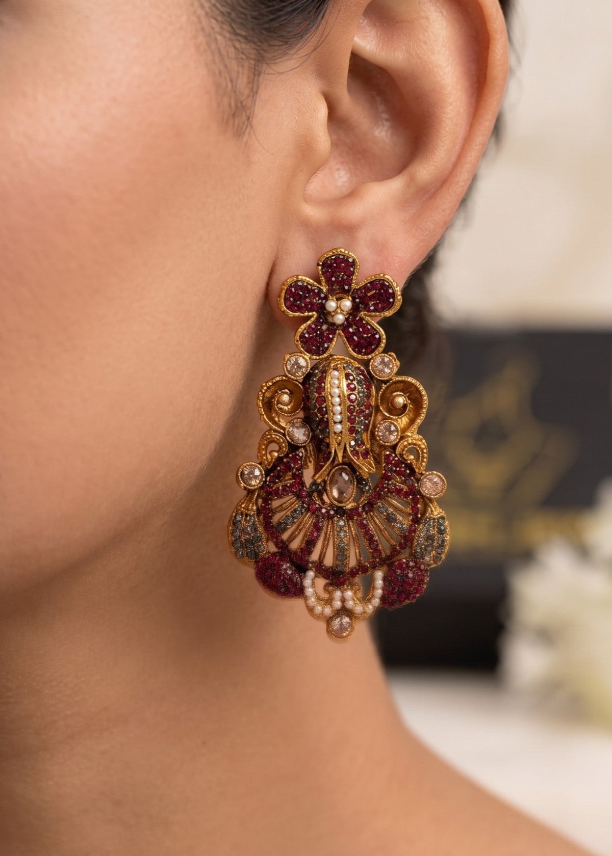 Shop the Munira Elegent Earring from Zarosh Jewel