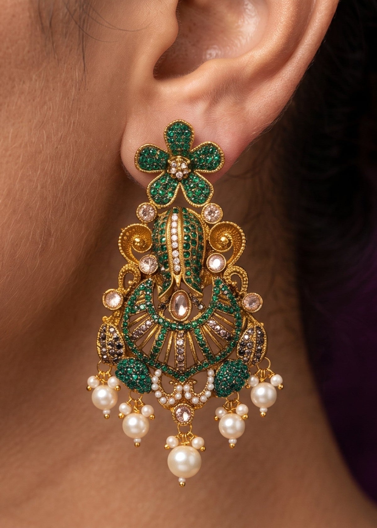 Shop the Munira Elegent Earring from Zarosh Jewel