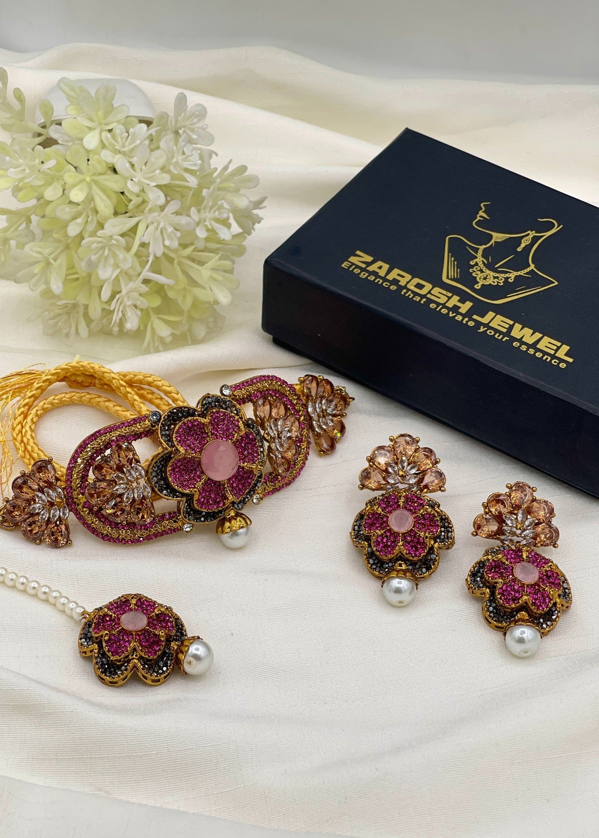 Shop the Muskan Choker Set from Zarosh Jewel