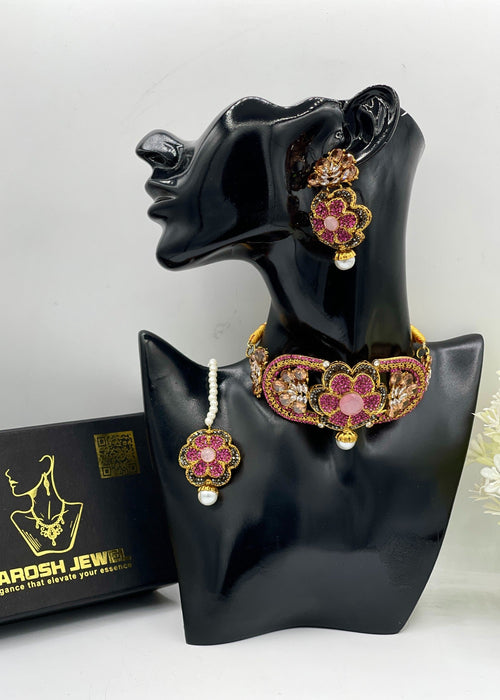 Shop the Muskan Choker Set from Zarosh Jewel
