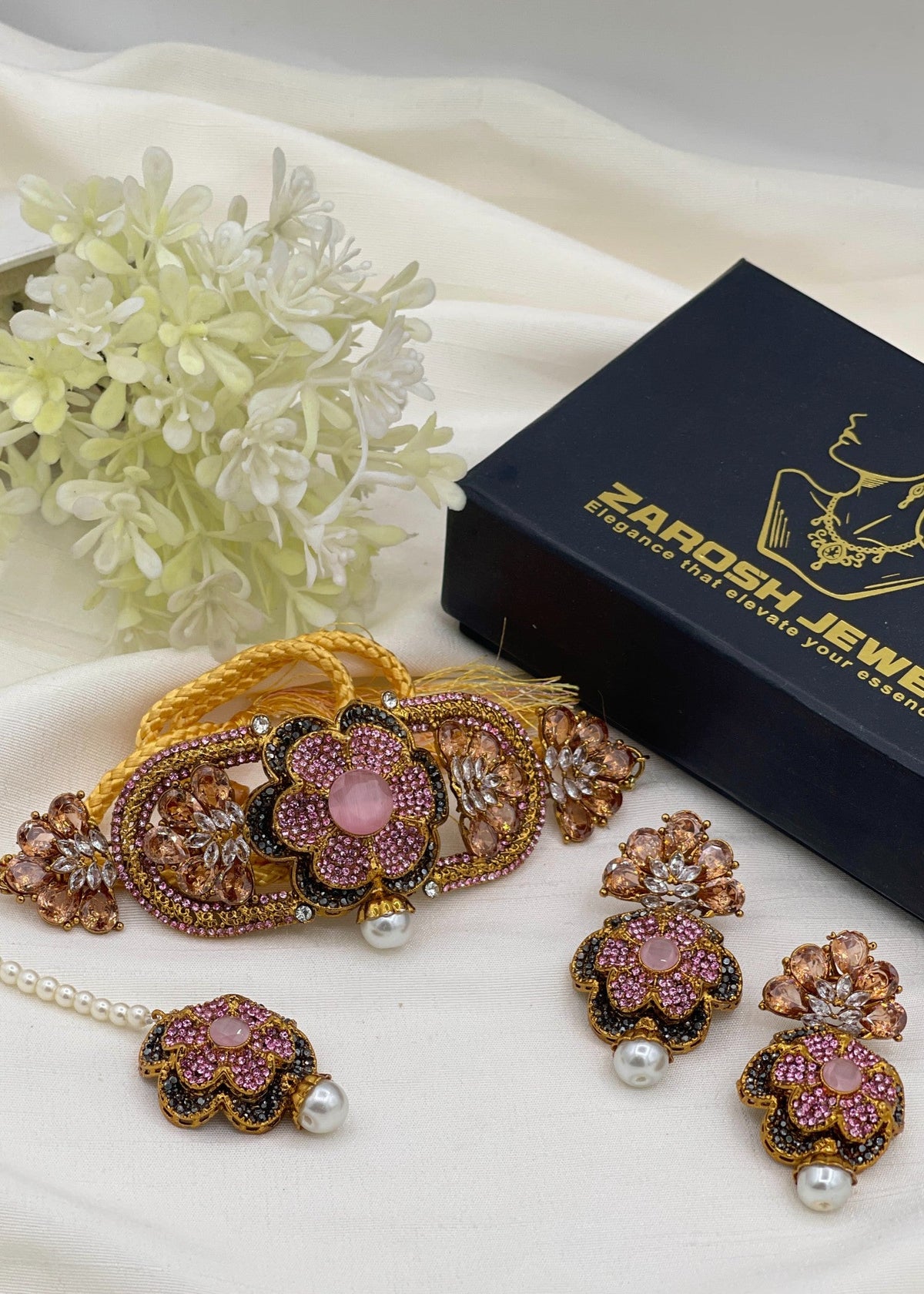Shop the Muskan Choker Set from Zarosh Jewel