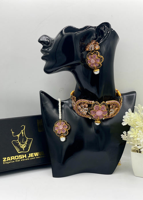 Shop the Muskan Choker Set from Zarosh Jewel