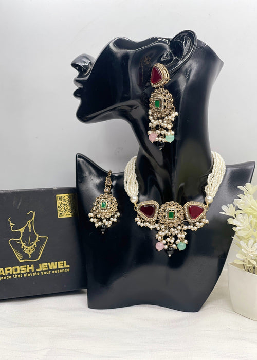 Shop the Naila Choker Set from Zarosh Jewel