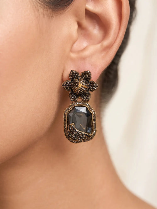 Natasha Royal Bloom Drop Earring