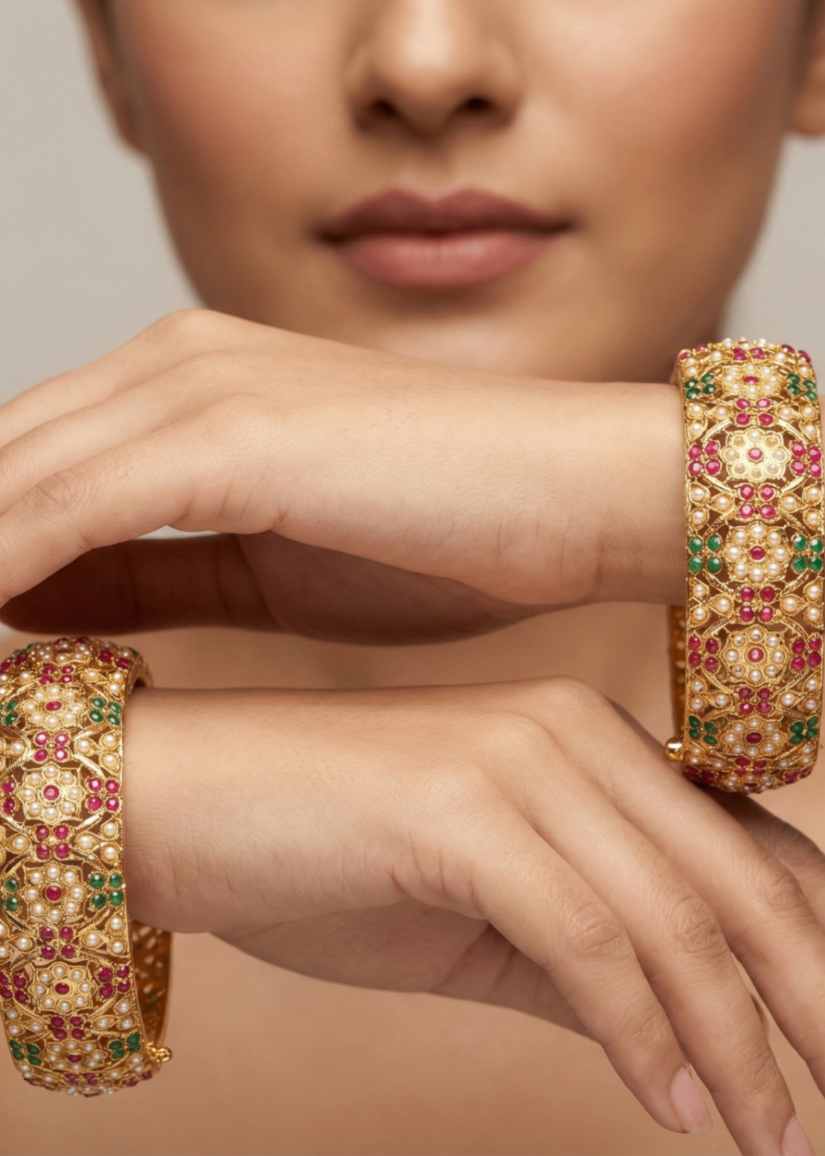 Shop the Nawabi Bangle from Zarosh Jewel