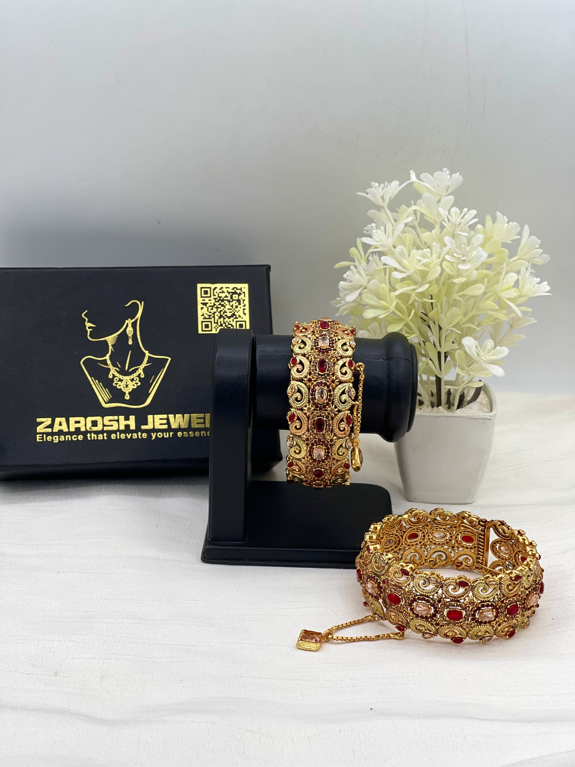 Nawal Zircon Bangles