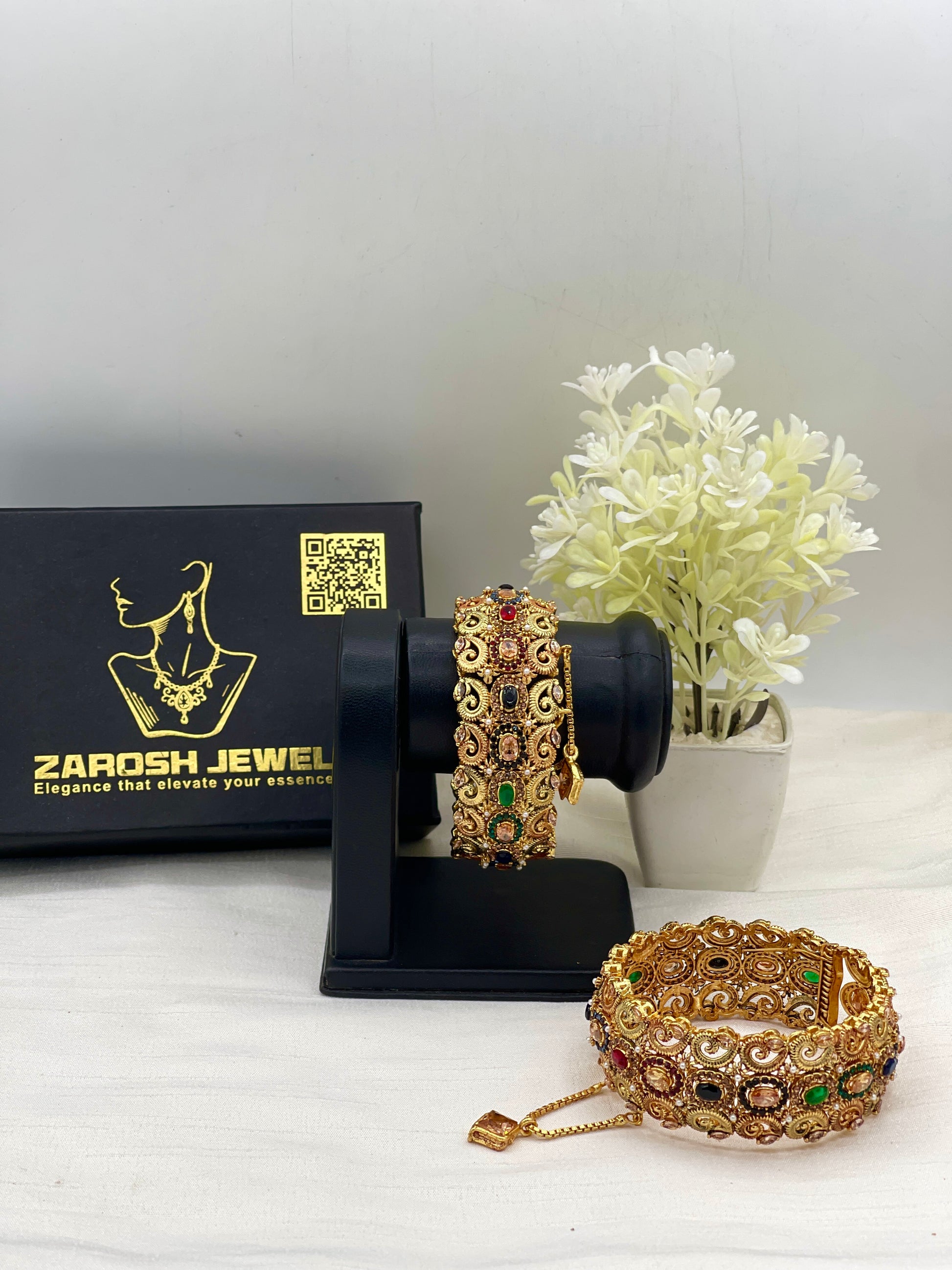 Nawal Zircon Bangles