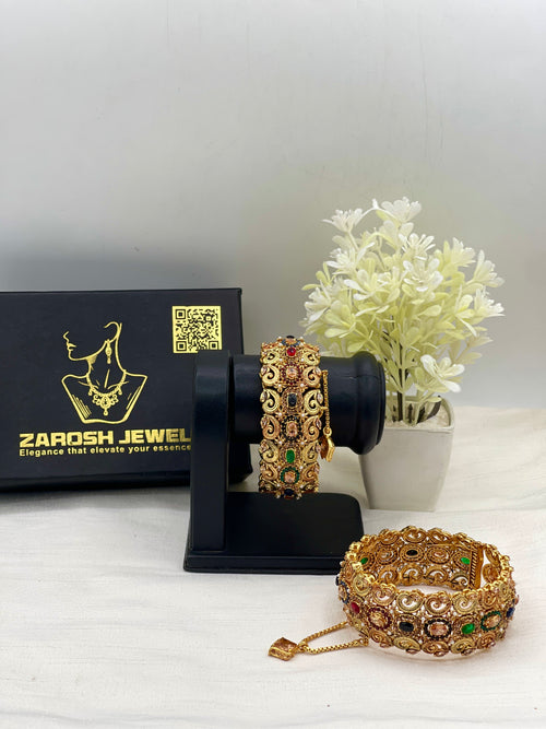 Nawal Zircon Bangles