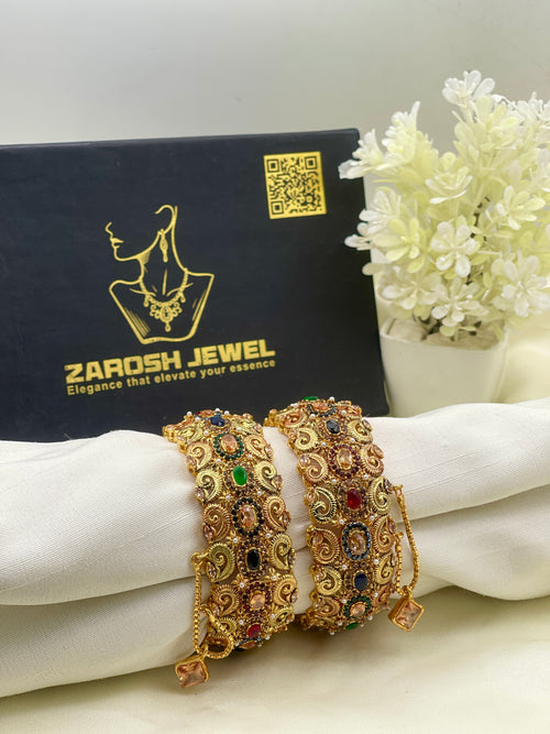 Nawal Zircon Bangles