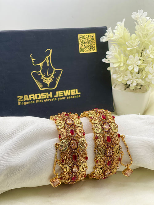 Nawal Zircon Bangles