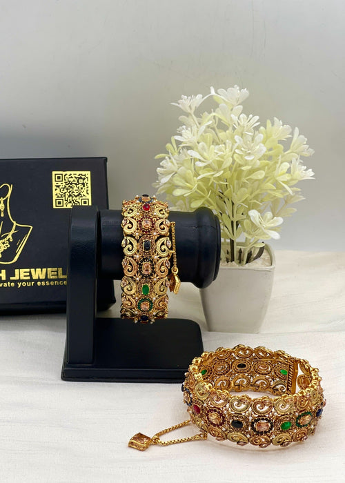 Shop the Nawal Zircon Karas from Zarosh Jewel