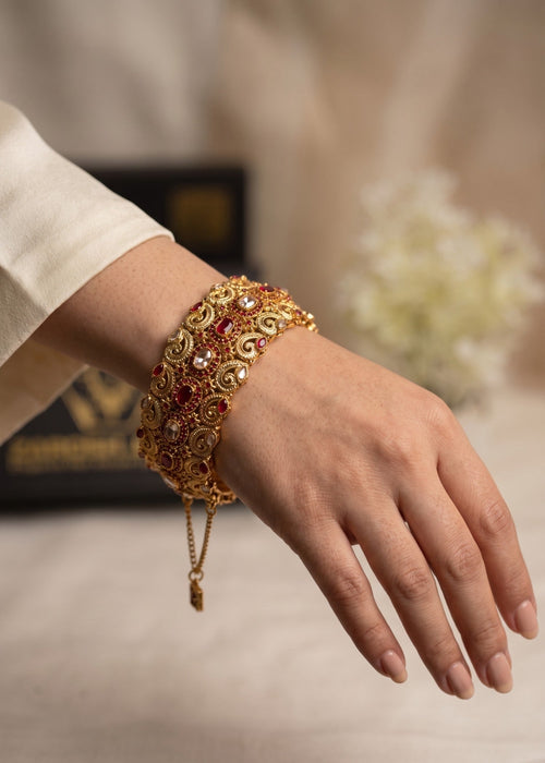 Shop the Nawal Zircon Karas from Zarosh Jewel
