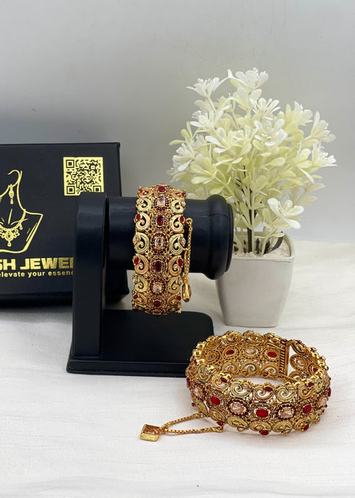 Shop the Nawal Zircon Karas from Zarosh Jewel