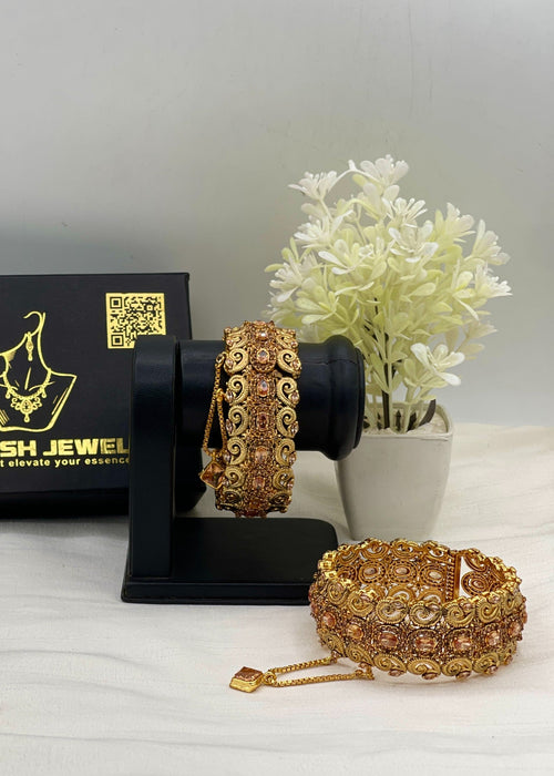 Shop the Nawal Zircon Karas from Zarosh Jewel