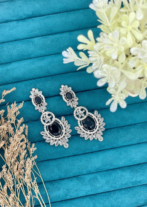 Shop the Nawira Leaf Stone Earrings from Zarosh Jewel