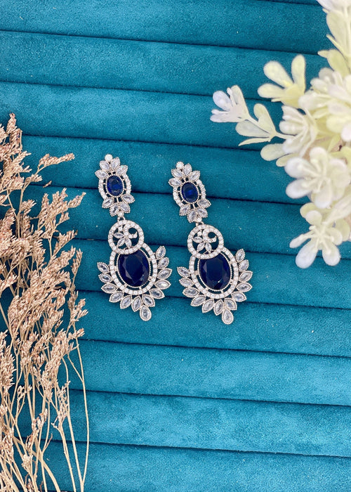 Shop the Nawira Leaf Stone Earrings from Zarosh Jewel