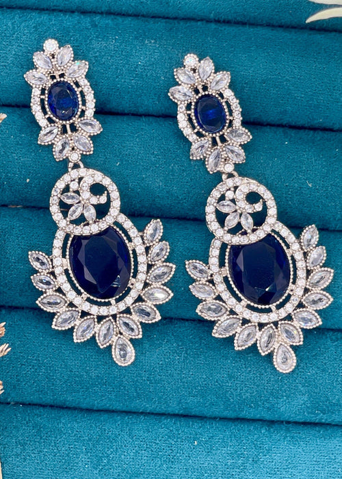 Shop the Nawira Leaf Stone Earrings from Zarosh Jewel