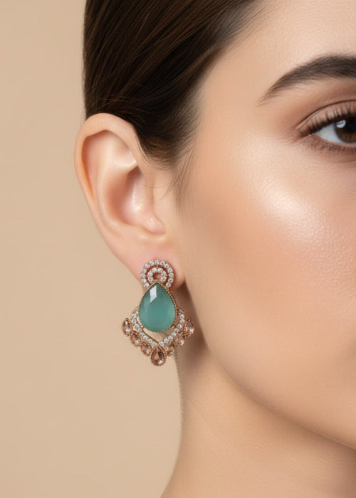 Shop the Nayab Crystal Studs from Zarosh Jewel