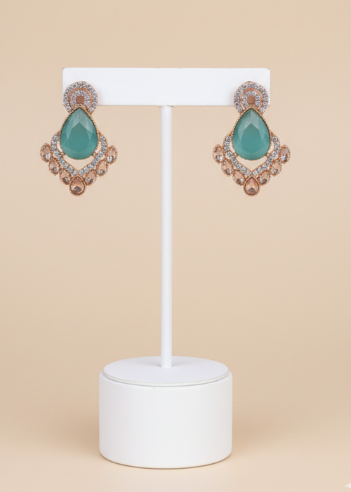 Shop the Nayab Crystal Studs from Zarosh Jewel