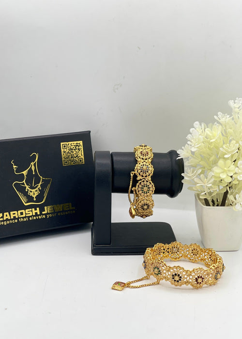Shop the Naziya Openable Bangle Set from Zarosh Jewel