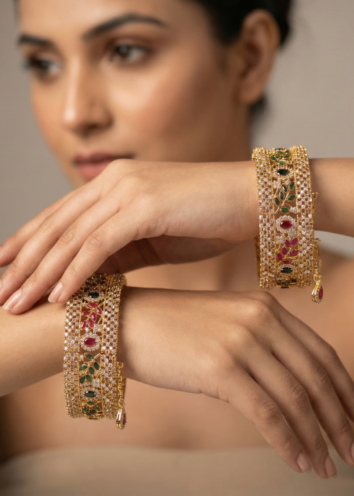 Shop the Nazuk Bangle Set from Zarosh Jewel