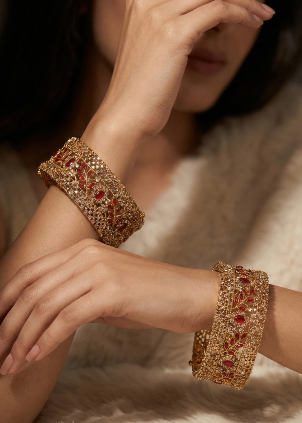 Shop the Nazuk Bangle Set from Zarosh Jewel