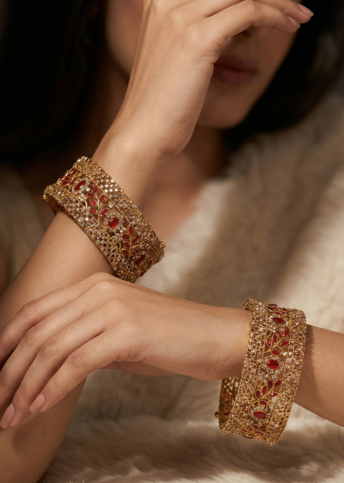 Shop the Nazuk Bangle Set from Zarosh Jewel