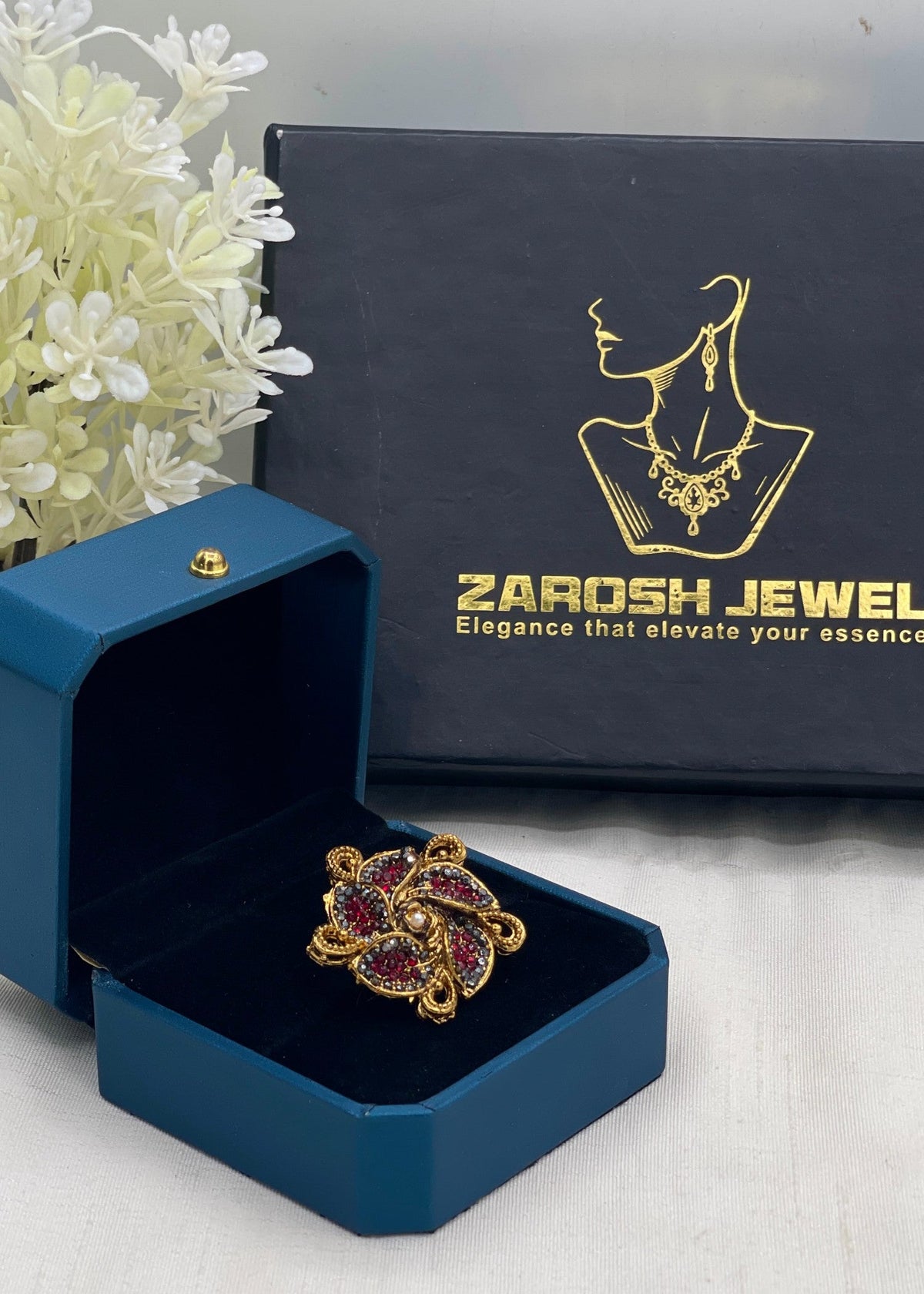 Shop the Neva Traditional Ring from Zarosh Jewel