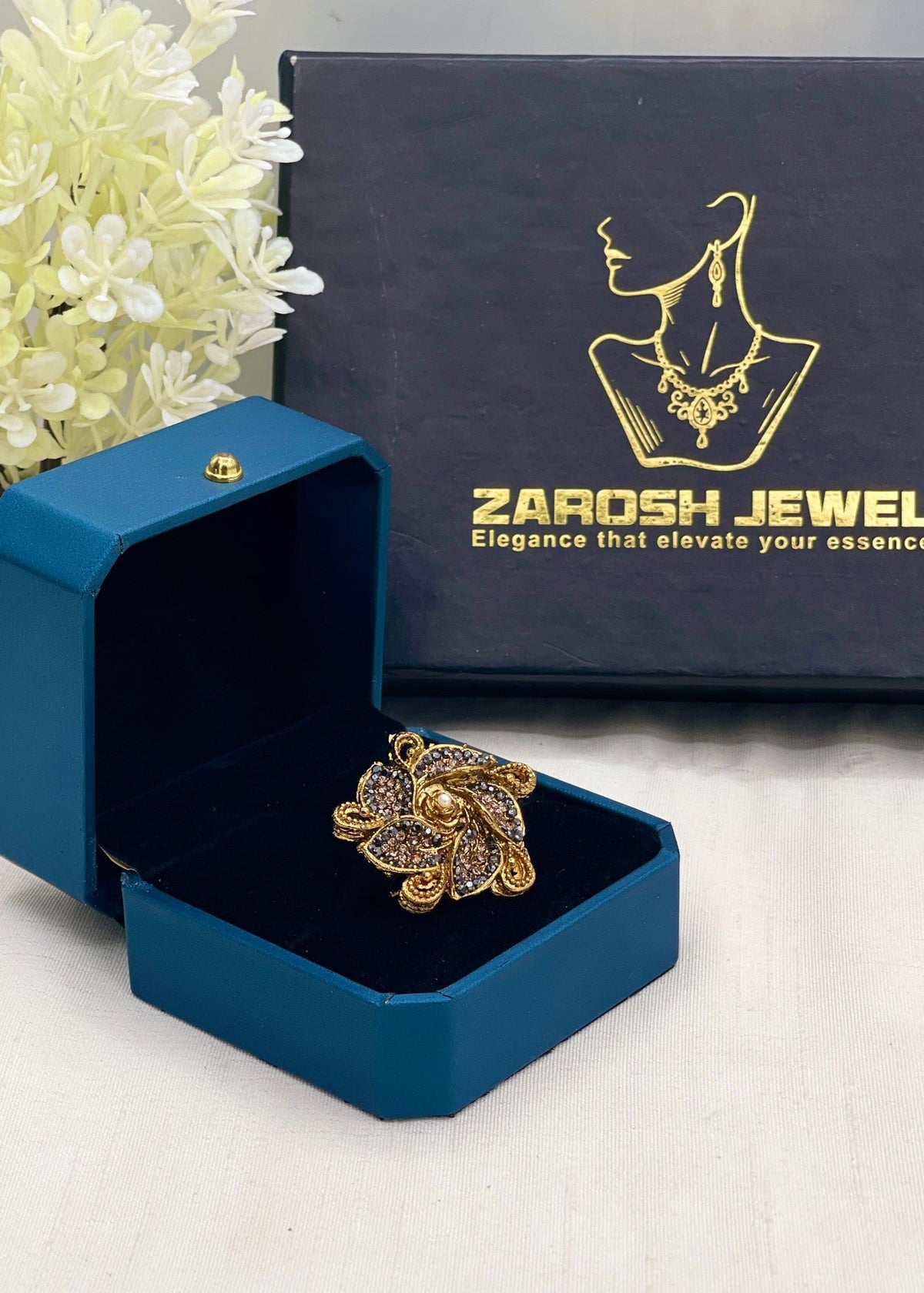 Shop the Neva Traditional Ring from Zarosh Jewel