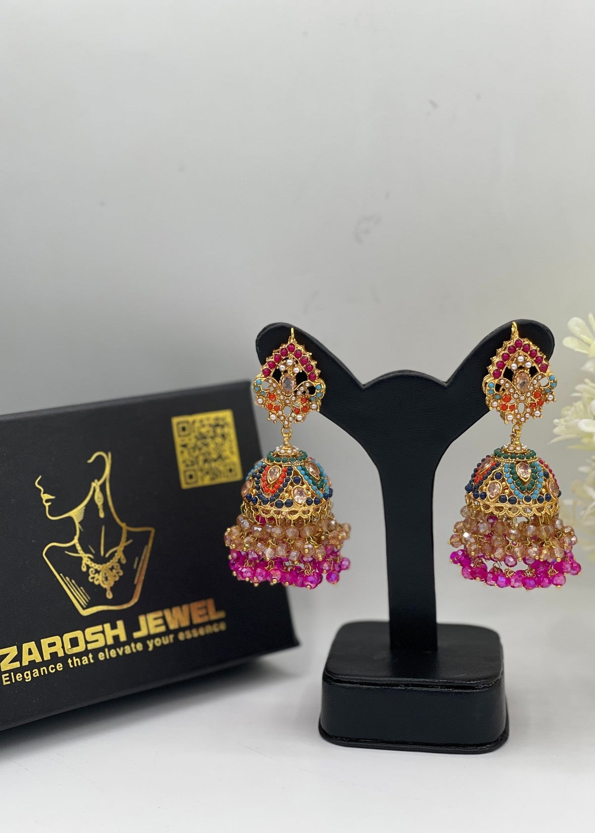 Shop the Nilofer Sahara Earrings from Zarosh Jewel
