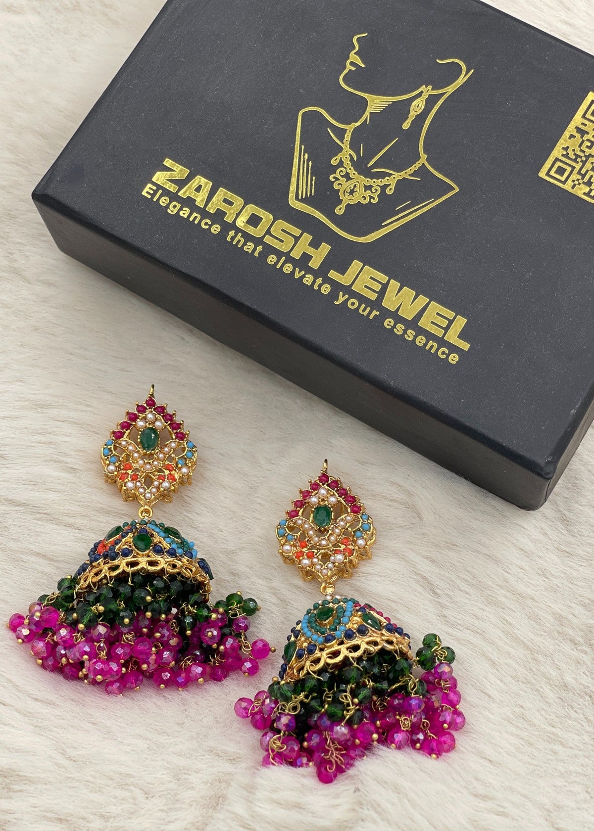 Shop the Nilofer Sahara Earrings from Zarosh Jewel