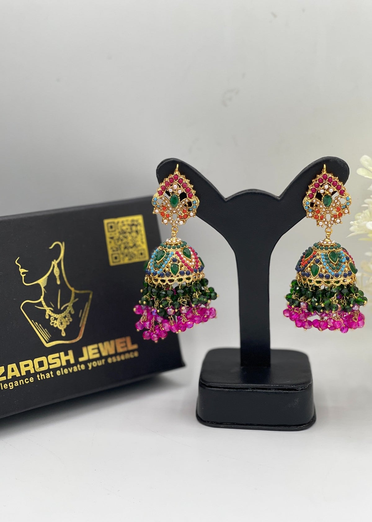 Shop the Nilofer Sahara Earrings from Zarosh Jewel