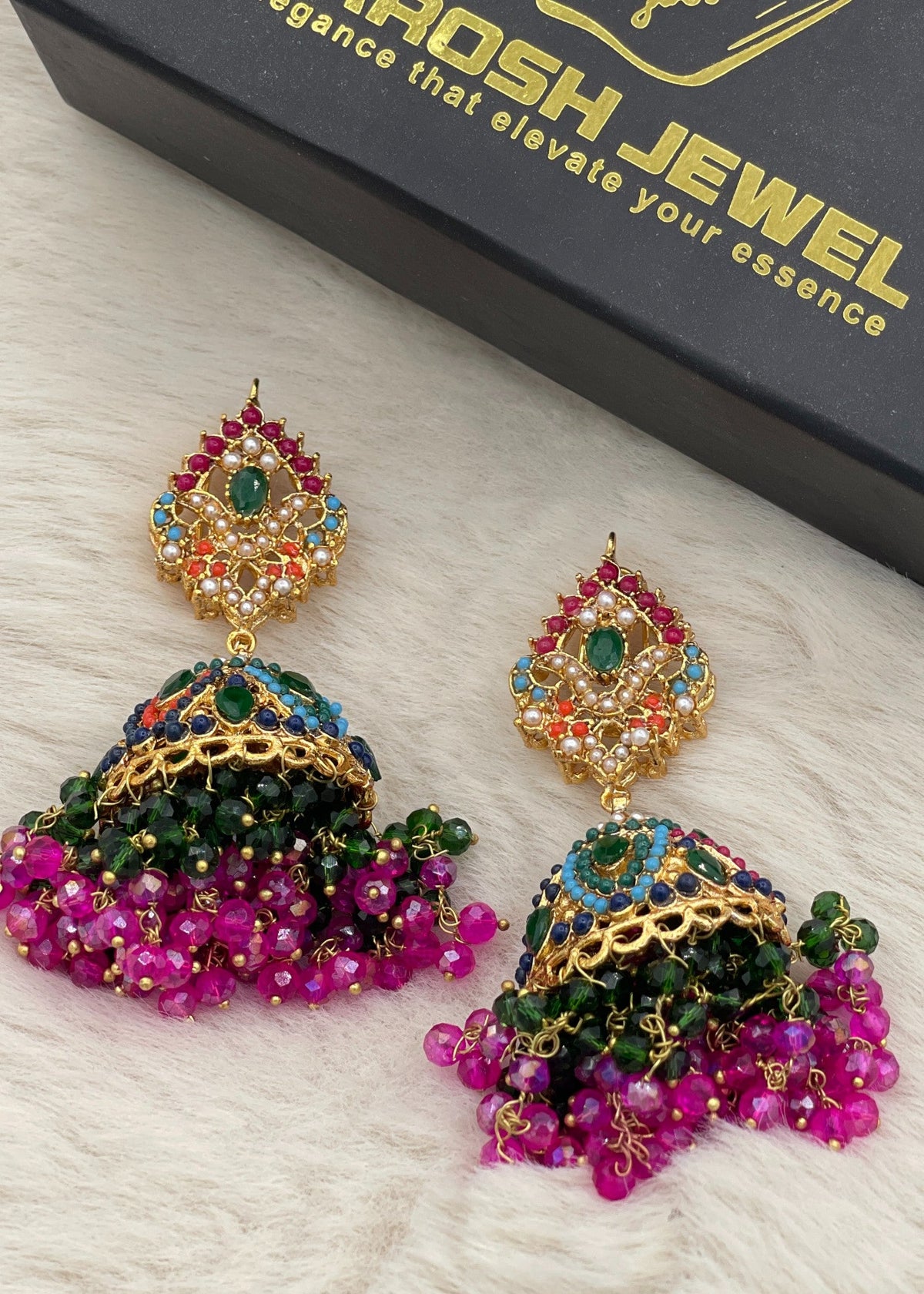 Shop the Nilofer Sahara Earrings from Zarosh Jewel