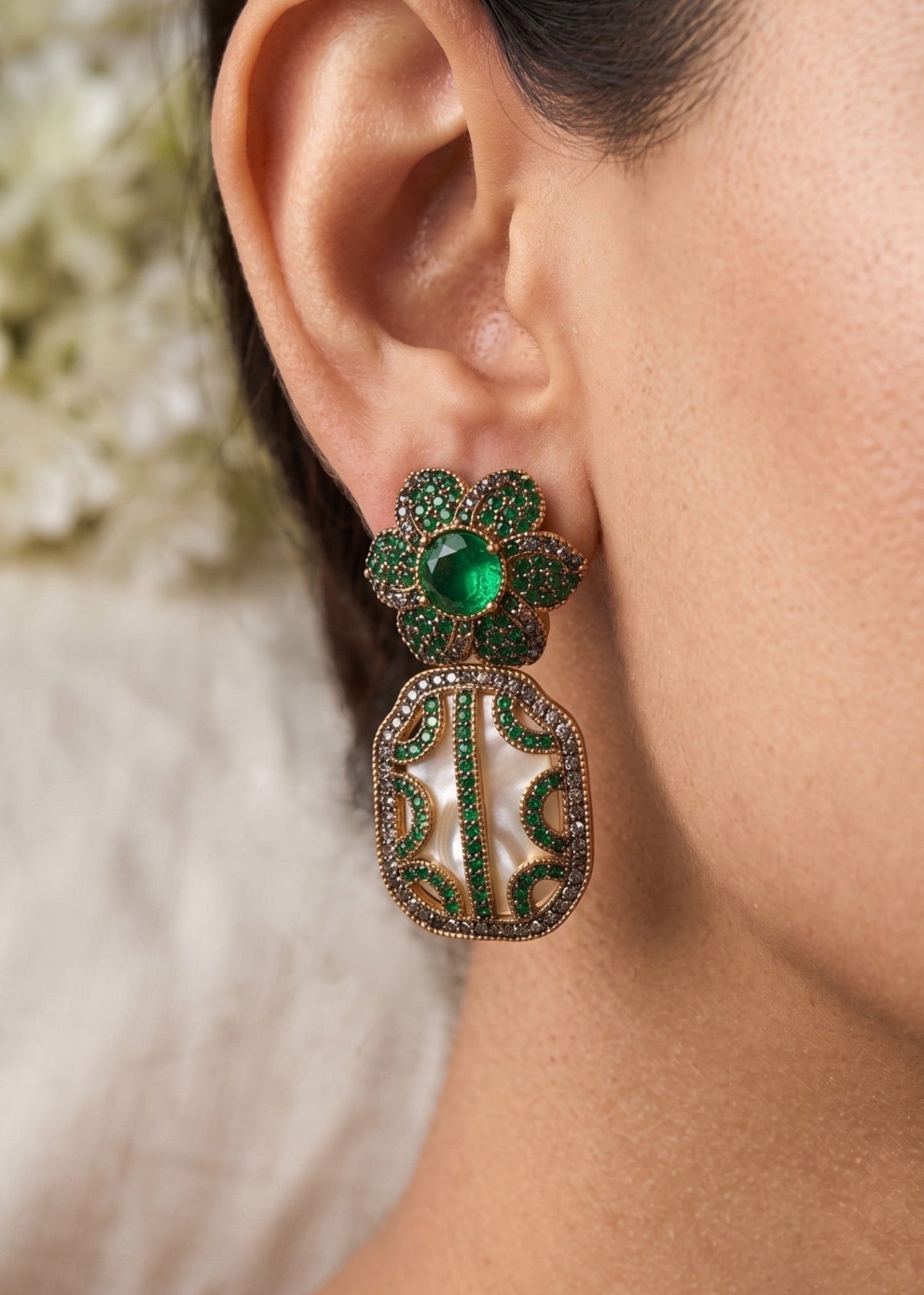 Shop the Nisha Earring from Zarosh Jewel