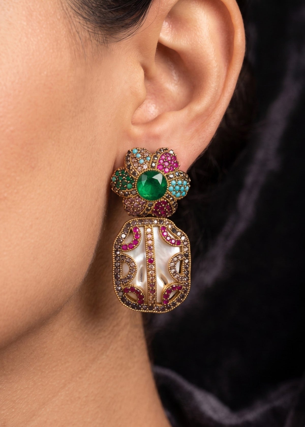 Shop the Nisha Earring from Zarosh Jewel
